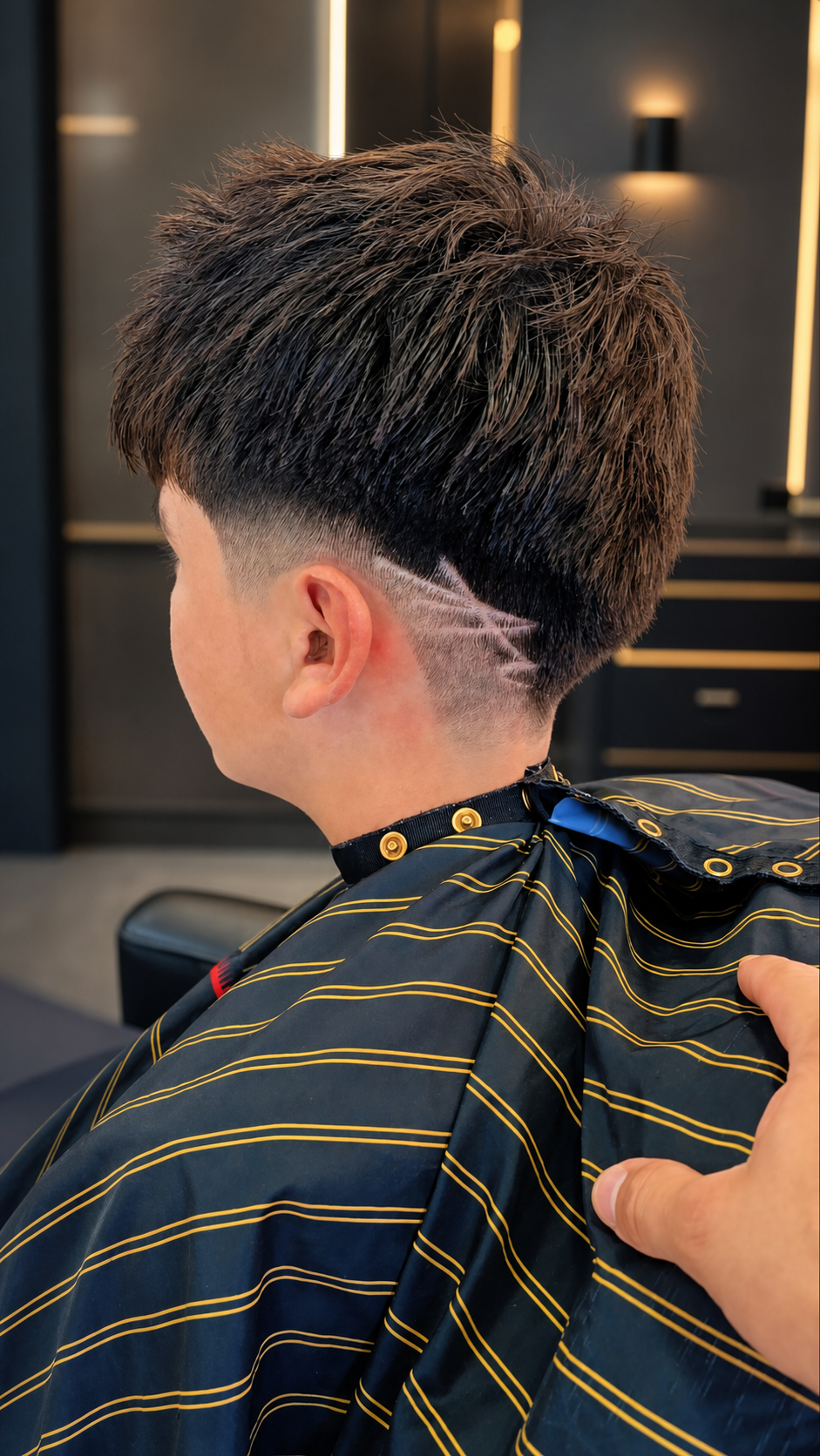 Corte con líneas